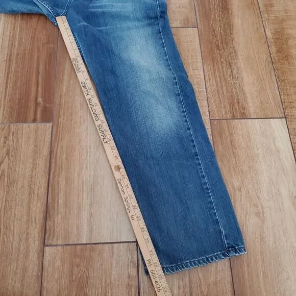 Levis Silvertab Jeans Mens *32x29 (32x30) True Straight Blue Denim Button Fly - Picture 11 of 16